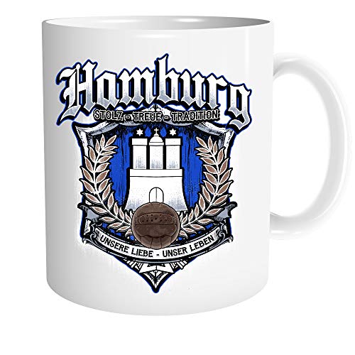 Uglyshirt89 Für Immer Hamburg Tasse | Kaffeetasse Teetasse Geschenk Sport Fussball Stadt Fan von Uglyshirt89