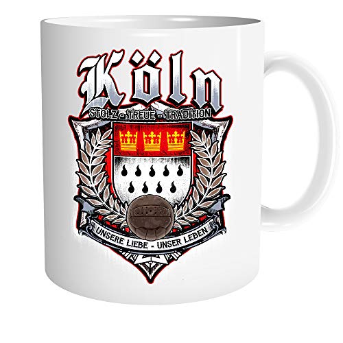 Uglyshirt89 Für Immer Köln Tasse | Kaffeetasse Teetasse Geschenk Sport Fussball Stadt Fan von Uglyshirt89