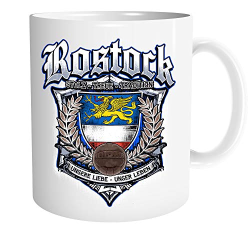 Uglyshirt89 Für Immer Rostock Tasse | Kaffeetasse Teetasse Geschenk Sport Fussball Stadt Fan von Uglyshirt89