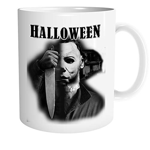 Uglyshirt89 Halloween Tasse | Kaffeetasse Teetasse Geschenk Horror Michael Myers Party Horror Kult | M4 von Uglyshirt89