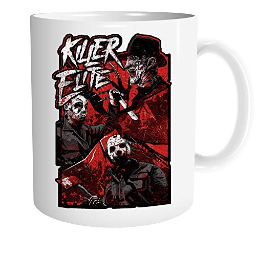 Uglyshirt89 Killer Elite Tasse | Kaffeetasse Teetasse Geschenk Horror Halloween Nightmare Freddy Clown Friends von Uglyshirt89