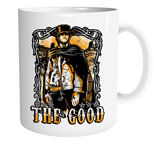 Uglyshirt89 The Good Clint Tasse | Kaffeetasse Teetasse Geschenk Clint Eastwood Western Vintage Kult von Uglyshirt89