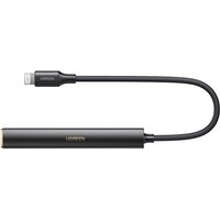 Adapter - CM545 DAC-Kopfhörerverstärker von USB-C auf 3,5-mm-Miniklinke – Schwarz von Ugreen