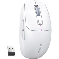 PC-Maus - MU103 Bluetooth 5.0 Computermaus / 2,4 GHz USB-Empfänger – Weiß von Ugreen