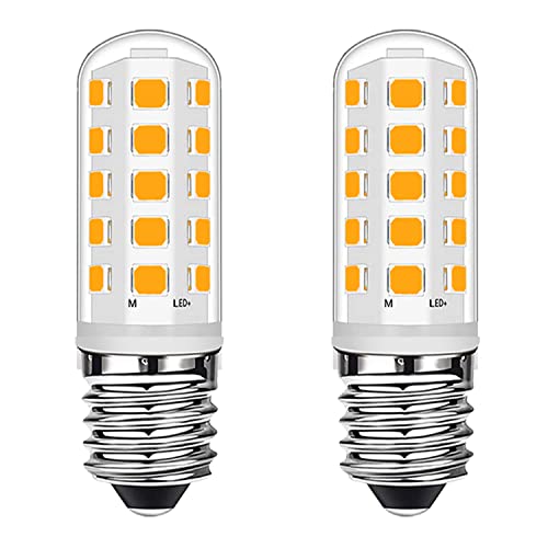 Ugvmn E14 LED Warmweiss 3W Entspricht 28W Halogenlampen, LED E14 Warmweiß für Kühlschrank, LED Glühbirne E14 für Dunstabzugshaube, LED Leuchtmittel E14 Kein Flimmern, LED Birne E14, 2 Stück von Ugvmn