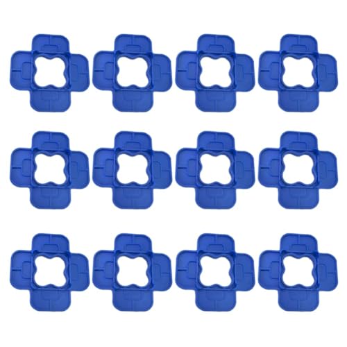 Uhidka 12er-Pack Abstandshalter für Terrassendielen, 4-in-1-Abstandsmessgerät (5/32, 3/16, 1/4, 5/16) für Verbundwerkstoffe, PVC, Hartholz und Druck von Uhidka