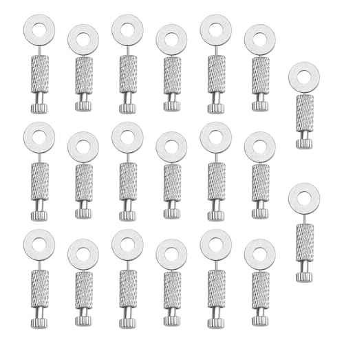 Uhidka 20 Stück Nahtpositionierungsnadeln, 2 Größen für die Handnähpositionierung Von Leder, Nadeln für die Lederverarbeitung, Verriegelungsstifte, Silberfarben Uhidka 20 Stück Nahtpositionierungsnadeln, 2 Größen für die Handnähpositionierung Von Leder, Nadeln für die Lederverarbeitung, Verriegelungsstifte, Silberfarben von Uhidka