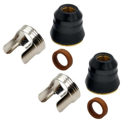 Uhidka 2er-Set Spitzen-Kit für Harbor Freight Titanium Plasma 45 TI-PC45-45 56255 56811/65 TI-PC65-65 58895 von Uhidka