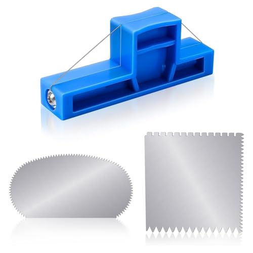 Uhidka 3-Teiliges Winkelschneidewerkzeug zum Trimmen Von Ton, Blaue Kunststoff-Keramikdrahtschneider für Töpferei, Keramik und Bildhauerei Uhidka 3-Teiliges Winkelschneidewerkzeug zum Trimmen Von Ton, Blaue Kunststoff-Keramikdrahtschneider für Töpferei, Keramik und Bildhauerei von Uhidka