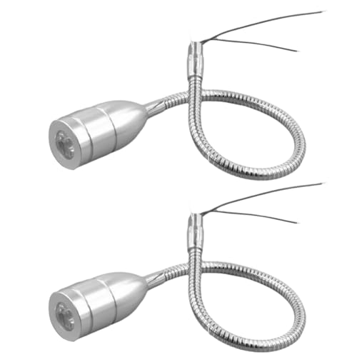 Uhidka 3WAC 12 V 24 V LED-Werkzeugleuchte, Flexibel, 30 cm, LED-Werkstatt-Arbeitsleuchte, Silberfarben, für CNC-Maschine, Nacharbeitsschweißgerät Uhidka 3WAC 12 V 24 V LED-Werkzeugleuchte, Flexibel, 30 cm, LED-Werkstatt-Arbeitsleuchte, Silberfarben, für CNC-Maschine, Nacharbeitsschweißgerät von Uhidka
