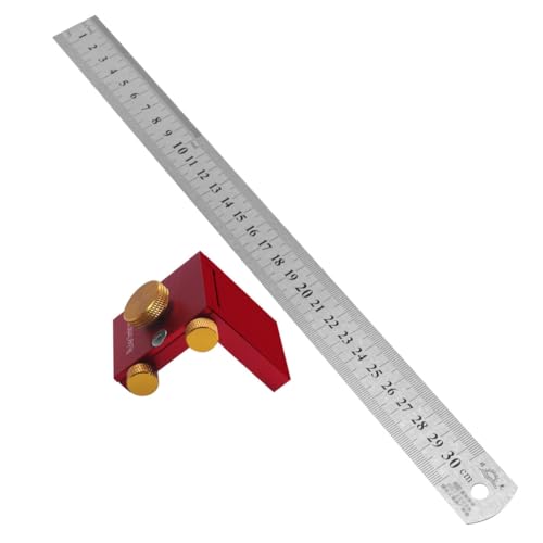 Uhidka Anreißblock Aus Stahllineal, Anreißlehre Aus Aluminium, Anreißer für, Markierungslehre, Anreißer für Heimwerkerarbeiten Uhidka Anreißblock Aus Stahllineal, Anreißlehre Aus Aluminium, Anreißer für, Markierungslehre, Anreißer für Heimwerkerarbeiten von Uhidka