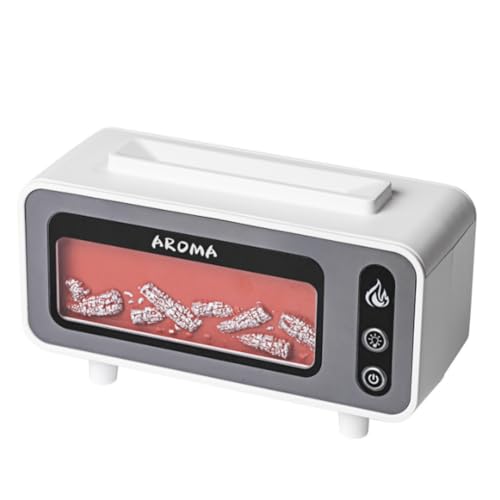 Uhidka Auto -Off -Wasserlosen Kamin Flamme Luftbefeuchter 7 Flammenfarbe Aroma Diffusor für Schlafzimmer, Yoga, Fitnessstudio B Uhidka Auto -Off -Wasserlosen Kamin Flamme Luftbefeuchter 7 Flammenfarbe Aroma Diffusor für Schlafzimmer, Yoga, Fitnessstudio B von Uhidka