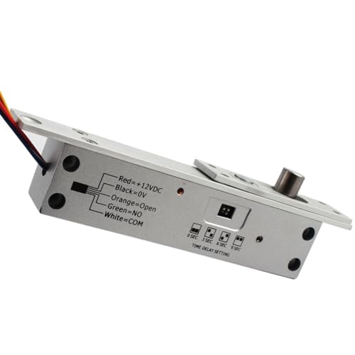 Uhidka Electric Morpise Lock Access Control Lock Fail Safe Electronic Morpise Schmalkante Elektrische Elektrikschloss mit Verzögerung von Uhidka