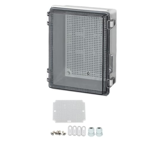 Uhidka Elektronische Instrumentenhülle IP66 Wasserdichtes Transparentes Abdeckungsabdeckungskasten ABS Outdoor -Stromverteilungsbox von Uhidka