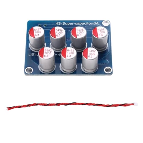 Uhidka Energieübertragungsausgleichsbrett LifePO4 Li-Ion Lithium-Batterie-Balancer für 4 Saiten 12 V BMSProtektion von Uhidka