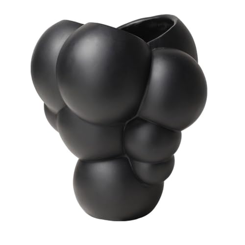 Uhidka Ins Nordic Bubble Cloud Vase Handarbeit Dekoration Vase Schwarz von Uhidka