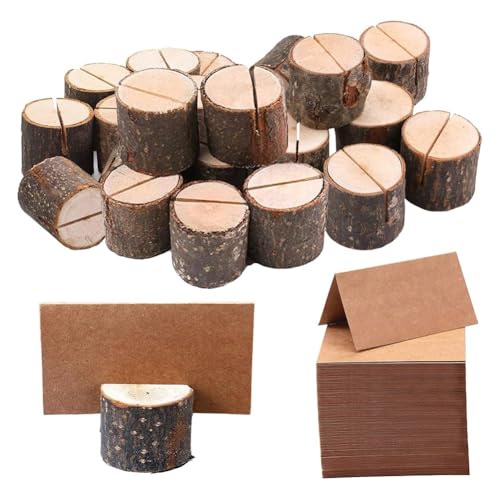 Uhidka Kartenständer Aus im Landhausstil, Karten Aus Kraftpapier, Tischnummernrahmen, Fotoständer, Ständer für Lebensmitteletiketten Uhidka Kartenständer Aus im Landhausstil, Karten Aus Kraftpapier, Tischnummernrahmen, Fotoständer, Ständer für Lebensmitteletiketten von Uhidka