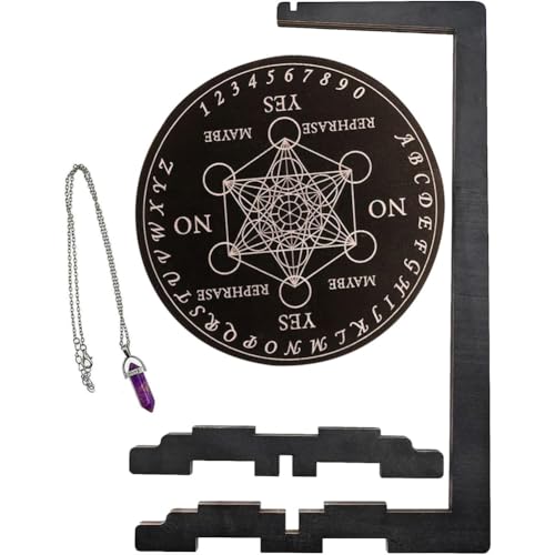 Uhidka Ornament Stones Rocks Pendulum Display Stand, zum Lesen Von Setup, Schmuckkristallhalter B Uhidka Ornament Stones Rocks Pendulum Display Stand, zum Lesen Von Setup, Schmuckkristallhalter B von Uhidka