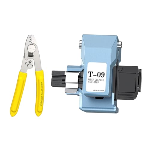 Uhidka T-09 Vollautomatischer Optischer Faserfusion Splikerschneider Faser-Splitter Lederdrahtzange Kälte Geschnittene Heiße Schmelze von Uhidka