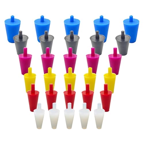 Uhidka Wassertischstopfen 60 Pack Silikon Gummi -Loch -Stecker Anlagen PACT POT DRABE Tragbare Wechselstrom 6 Größen Labor Labort Uhidka Wassertischstopfen 60 Pack Silikon Gummi -Loch -Stecker Anlagen PACT POT DRABE Tragbare Wechselstrom 6 Größen Labor Labort von Uhidka