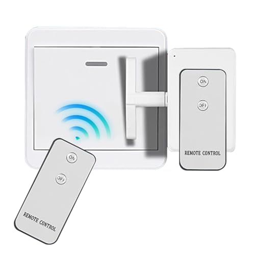 Uhngw Automatischer Druckknopf Drücker Funk, Smart Taster 10M Reichweite, Drahtloser Dimmer Für Zimmer Wand Automatisierung Haus Auto Ventilator von Uhngw
