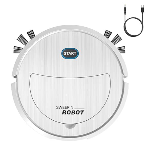 Uhngw Automatischer Staubsaugerroboter, Kehr- und Wischroboter | Intelligenter automatischer Haushaltsroboter zum Kehren und Wischen | Haustierfreundlicher Haushaltshelfer zum Staubsaugen, Wischen und Uhngw Automatischer Staubsaugerroboter, Kehr- und Wischroboter | Intelligenter automatischer Haushaltsroboter zum Kehren und Wischen | Haustierfreundlicher Haushaltshelfer zum Staubsaugen, Wischen und von Uhngw