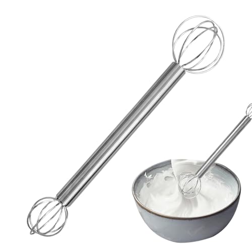 Uhngw Edelstahl Schneebesen - Stahl Handgehaltener Rührer für Suppensoße - Japanische Lebensmittelqualität Rührstab für Eierteige, Soßen, Suppen, Rühren, Kochen, Backen, Cocktailbar, Küche, Uhngw Edelstahl Schneebesen - Stahl Handgehaltener Rührer für Suppensoße - Japanische Lebensmittelqualität Rührstab für Eierteige, Soßen, Suppen, Rühren, Kochen, Backen, Cocktailbar, Küche, von Uhngw
