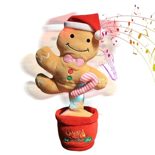 Uhngw Elektrischer Weihnachtsbaum Tanz Musik Spielzeug,Elektrische Singende Leuchtende Weihnachtsbaum Figur | Saisonale Deko Für Schlafzimmer Thanksgiving Feiertag Geburtstag von Uhngw