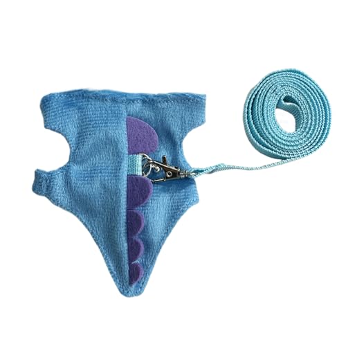 Uhngw Fretti Geschirr - Einstellbares Tiergeschirr Mit Weste | Sanftes Bequemes Kleintier Kleidung Für Frettchen Kätzchen Chinchilla Outdoor Abenteuer von Uhngw