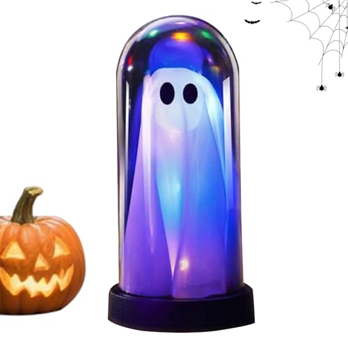 Uhngw Halloween Leuchtgeist - LED Tischgeist Mit Leuchteffekt Für Tische,Gruselige Deko Für Zuhause, Unheimliche Halloween Dekoration Für Innen Außen Feste Partys Escape Room Küche von Uhngw