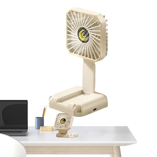 Uhngw Handgehaltener Ventilator | Klappbarer Kühlventilator Handgebläse Für Schreibtisch - Persönlicher Luftkühler Mit 3 Geschwindigkeitsstufen Wiederaufladbar Für Nacken Schreibtisch Reise Und Uhngw Handgehaltener Ventilator | Klappbarer Kühlventilator Handgebläse Für Schreibtisch - Persönlicher Luftkühler Mit 3 Geschwindigkeitsstufen Wiederaufladbar Für Nacken Schreibtisch Reise Und von Uhngw