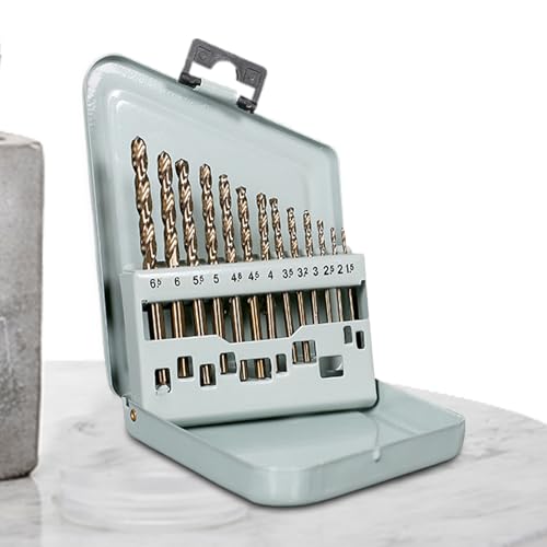 Uhngw Kobalt-Bohrerset | HSS Bohrerset Für Anspruchsvolle Einsätze,Elektrowerkzeuge & Handwerkzeuge Für Glas Fliesen Holz Trockenbau Sanitär & Automobilbau Uhngw Kobalt-Bohrerset | HSS Bohrerset Für Anspruchsvolle Einsätze,Elektrowerkzeuge & Handwerkzeuge Für Glas Fliesen Holz Trockenbau Sanitär & Automobilbau von Uhngw