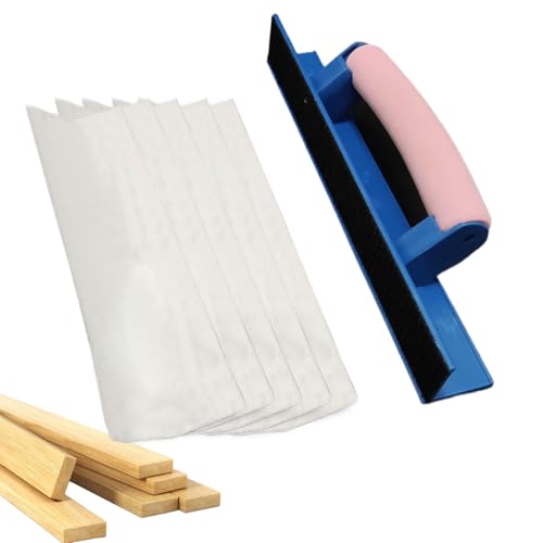 Uhngw Schleifset - Handschleifer Mit Selbstklebendem Schleifpapier - Handwerkzeug Mit 50er Schleifpapierset Für Holz Möbel Haus Handwerk Uhngw Schleifset - Handschleifer Mit Selbstklebendem Schleifpapier - Handwerkzeug Mit 50er Schleifpapierset Für Holz Möbel Haus Handwerk von Uhngw