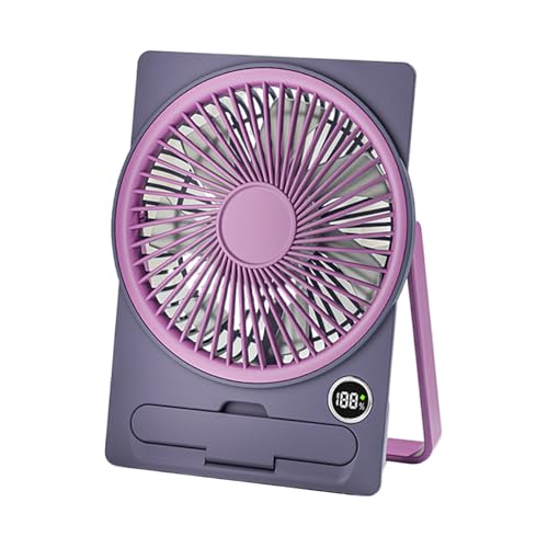 Uhngw Tischventilator | Kompakter Ventilator,Digitales LCD-Display USB-Betrieben Aufhängbar Als Tischventilator Für Küche Studentenzimmer Homeoffice von Uhngw