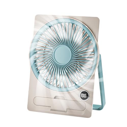 Uhngw Tischventilator - USB-Aufladbarer Kompaktlüfter,Digitales LCD-Display USB-Betrieben Aufhängbar Als Tischventilator Für Küche Studentenzimmer Homeoffice Uhngw Tischventilator - USB-Aufladbarer Kompaktlüfter,Digitales LCD-Display USB-Betrieben Aufhängbar Als Tischventilator Für Küche Studentenzimmer Homeoffice von Uhngw