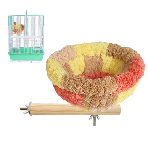Uhngw Vogelnest für Käfig – Flanell-Sittiche, Vogelnest, Sitzstange, kleine Sitzstange, Nymphensittichkäfig-Zubehör, warmes Bett für Kanarienvögel, , Aras, Lovebird, Finken Uhngw Vogelnest für Käfig – Flanell-Sittiche, Vogelnest, Sitzstange, kleine Sitzstange, Nymphensittichkäfig-Zubehör, warmes Bett für Kanarienvögel, , Aras, Lovebird, Finken von Uhngw
