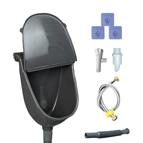 Uhngw Wandurinal - Wohnheim Urinableiter,Wandmontiertes Geruchloses Urinal Mit Deckel Für Garten Haus von Uhngw