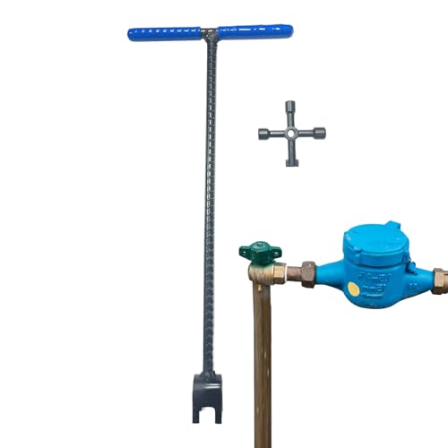 Uhngw Wasser Absperrschlüssel,T-förmiger Wasserzähler Ventilschlüssel | T Griff Ventilschlüssel - Für Klempnerei Bewässerung Camping Garten Rasen Bau Uhngw Wasser Absperrschlüssel,T-förmiger Wasserzähler Ventilschlüssel | T Griff Ventilschlüssel - Für Klempnerei Bewässerung Camping Garten Rasen Bau von Uhngw