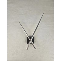 Quarz Uhrwerk Mit Langen Zeigern in Silber Für Wanduhr, Hohes Drehmoment+31cm Uhrzeiger Im Set Uhr, Uhr Reperatur Uhrzubehör von Uhrtopia