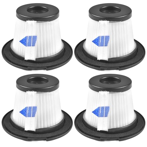 Staubsauger-Ersatzfilter,Filterteile austauschen,4Pcs Universeller Vakuumfilter,Partikel-Luftfilter,Handstaubsauger Filter,Vakuumfilterset,Schnurloser staubsauger filter zubehör von UieaMsio