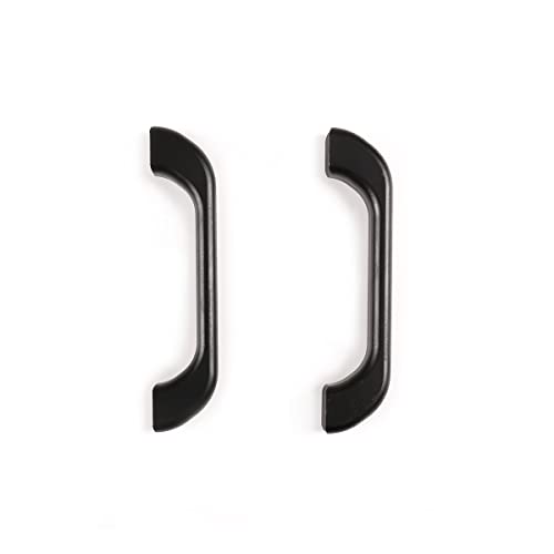 Uieohout Innerer Haltegriff für Land Rover Defender 2004-2018, Innenraum Auto A-Säule Haltegriff Ersatz Kit, Aluminium-Legierung (Style A_Schwarz) von Uieohout