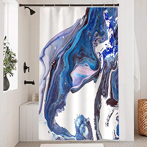 Uiiooazy Duschvorhang 120x200cm, Duschvorhang Anti Schimmel Blau Marmor Optik Rosa Marmoriert Lila Violett Duschvorhänge Stoff Waschbar Wasserdicht Polyester Bad Vorhang mit 8 Haken für Badezimmer Uiiooazy Duschvorhang 120x200cm, Duschvorhang Anti Schimmel Blau Marmor Optik Rosa Marmoriert Lila Violett Duschvorhänge Stoff Waschbar Wasserdicht Polyester Bad Vorhang mit 8 Haken für Badezimmer von Uiiooazy