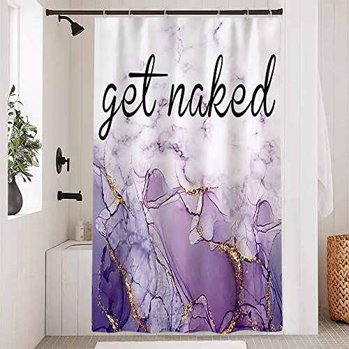 Uiiooazy Duschvorhang 120x200cm, Duschvorhang Marmor Optik Anti Schimmel Lila Violett Marmoriert Lavendel Duschvorhänge Stoff Waschbar Wasserdicht Polyester Bad Vorhang mit 8 Haken für Badezimmer Uiiooazy Duschvorhang 120x200cm, Duschvorhang Marmor Optik Anti Schimmel Lila Violett Marmoriert Lavendel Duschvorhänge Stoff Waschbar Wasserdicht Polyester Bad Vorhang mit 8 Haken für Badezimmer von Uiiooazy