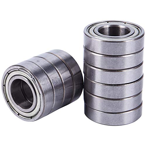 Uikdjgu 10 Stücke 12Mm X 24Mm X 6Mm Versiegelt Tiefer Rille Rillen Lager 6901Z von Uikdjgu