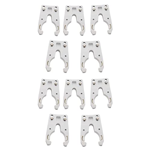 Uikdjgu 10 Teile/Los ISO30 Werkzeug Halter Clamp Iron + ABS Flammensichere Gummi Klaue von Uikdjgu