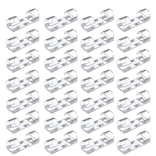 Uikdjgu 100 StüCk Kabel Klemmen Kabel Ordentlicher Draht Halter mit Starken Selbst Klebenden Kissen Kunststoff Kabel Management Organizer Transparent Uikdjgu 100 StüCk Kabel Klemmen Kabel Ordentlicher Draht Halter mit Starken Selbst Klebenden Kissen Kunststoff Kabel Management Organizer Transparent von Uikdjgu