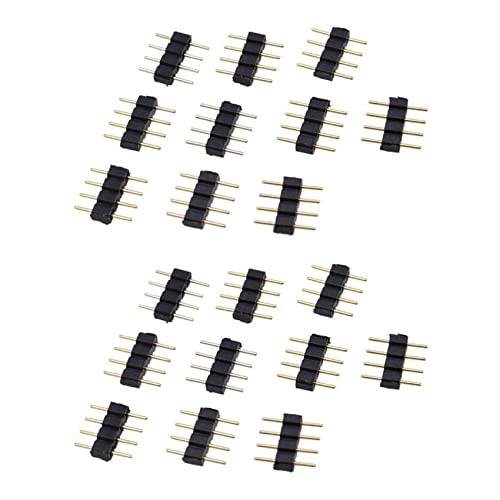 Uikdjgu 100 Stücke 4 Pin Rgb LED Streifen Stecker Adapter Stecker für 3528 5050 Streifen Licht Uikdjgu 100 Stücke 4 Pin Rgb LED Streifen Stecker Adapter Stecker für 3528 5050 Streifen Licht von Uikdjgu