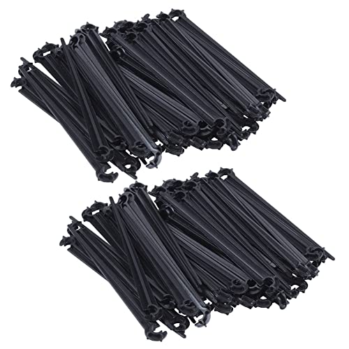 Uikdjgu 100 Stücke C-Förmigen Garten 4 / 7mm Tropf Bewässerung Rohr Halterung Halterung Feste Stange Tropf Bewässerung Bewässerung Armaturen von Uikdjgu