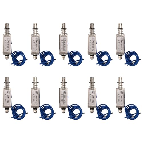 Uikdjgu 10X Magnet Elektromagnettyp Push/Pull 10 mm DC 12V 2.1Kg Kraft Uikdjgu 10X Magnet Elektromagnettyp Push/Pull 10 mm DC 12V 2.1Kg Kraft von Uikdjgu