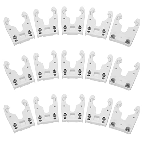 Uikdjgu 15 Teile/Los ISO30 Werkzeug Halter Clamp Iron + ABS Flammensichere Gummi Klaue von Uikdjgu